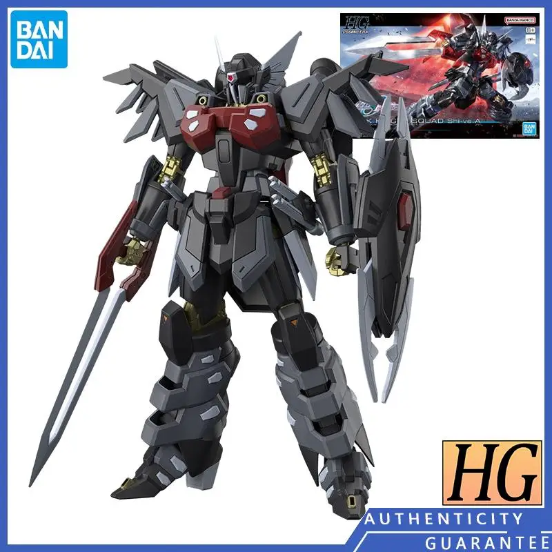 

[В наличии] Bandai HG 1/144 черный рыцарь, отряд, мобильный костюм, семена Gundam, издание для театра, аниме Модели, игрушки