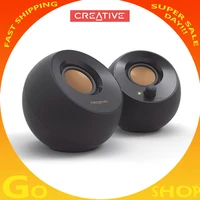 New Creative Pebble Plus 2.0 Speaker 3d Surround Usb Wired Mini Speaker Notebook Accessory for Computer Desktop Pc Gamer Gifts 1