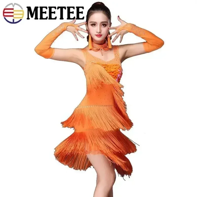 5야드 폴리에스터 태슬 프린지 10-30cm 레이스 트림 리본 드레스 커튼 장식 리본 프린지 원단 바느질 액세서리