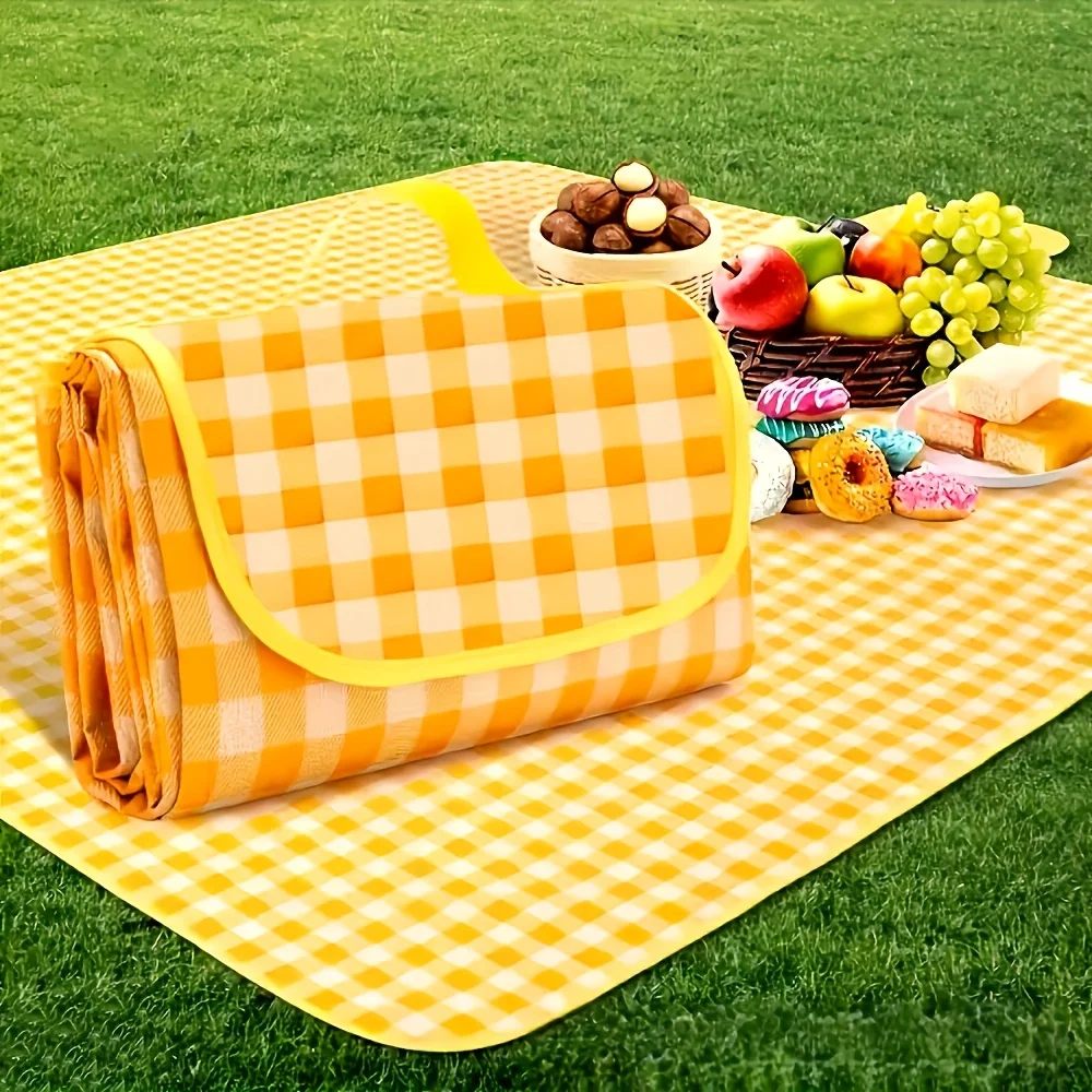Extra large waterproof and sand proof picnic blanket-foldable beach mat, suitable for camping, hiking, and outdoor activities