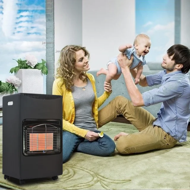Divat Hálószoba Étterem Chimeneas Hordozható Háztartási Tanulmányi Gázfűtés Beltéri Lakás Kollégiumi Energiatakarékos Fűtő Tűzhely G - Image 2