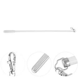 Curtain Wand Aluminum Alloy Curtain Pull Rod Curtain Rods For Windows Manual Window Black Curtains