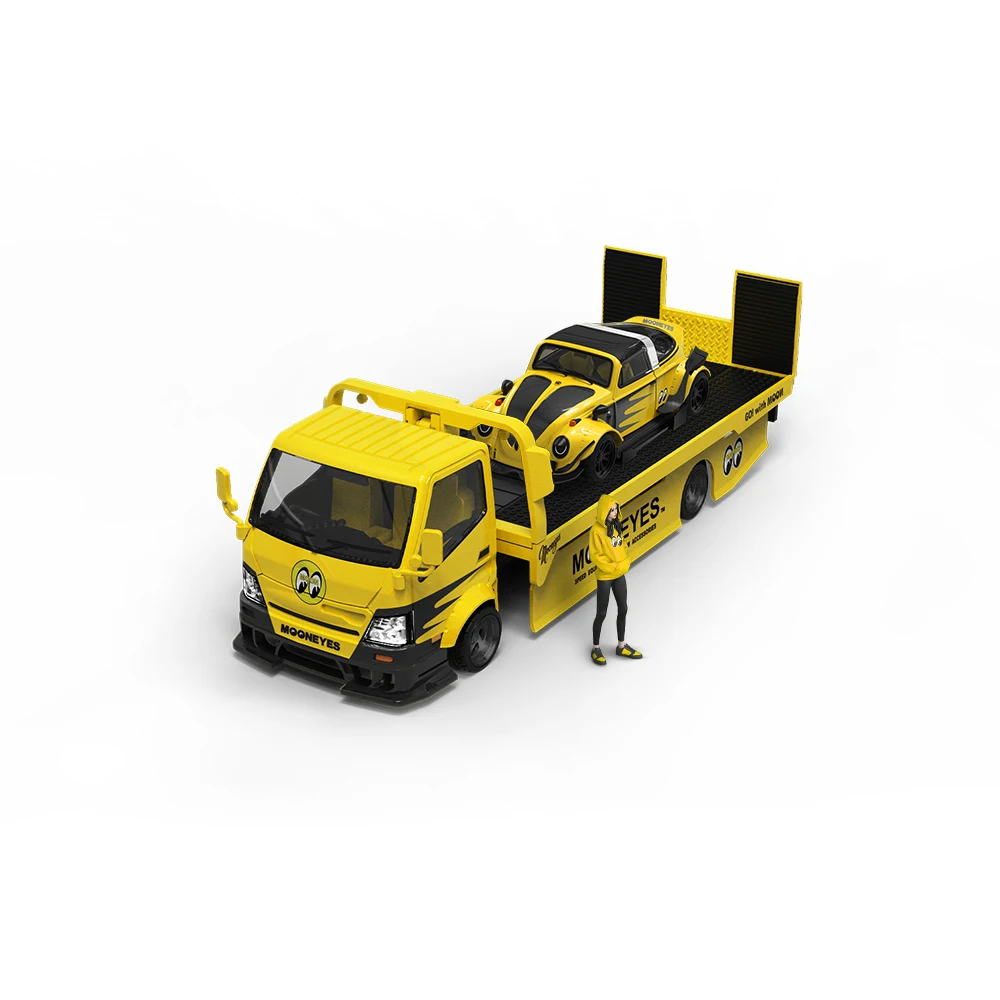 TimeMicro1:64 H300 flatbed transport trailer - Mooneyes