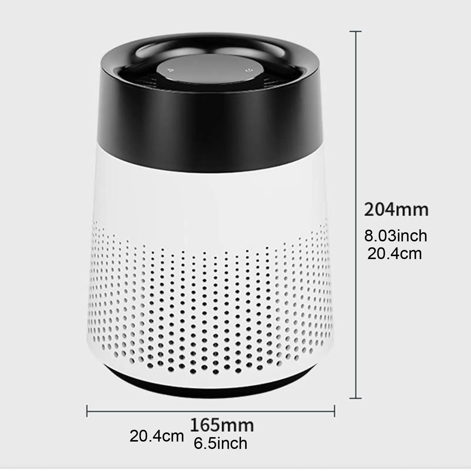 Desktop Air Purifier Portable Lightweight Air Cleaner for Office Nursery Car