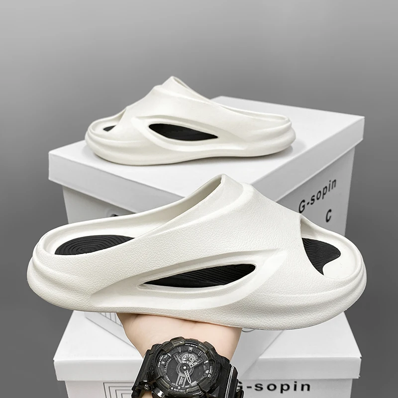 

2023 Summer New Couples Outdoor Slippers Casual Eva Comfortable Light Women Men Slippers 36-45 Designer Sandals JF503