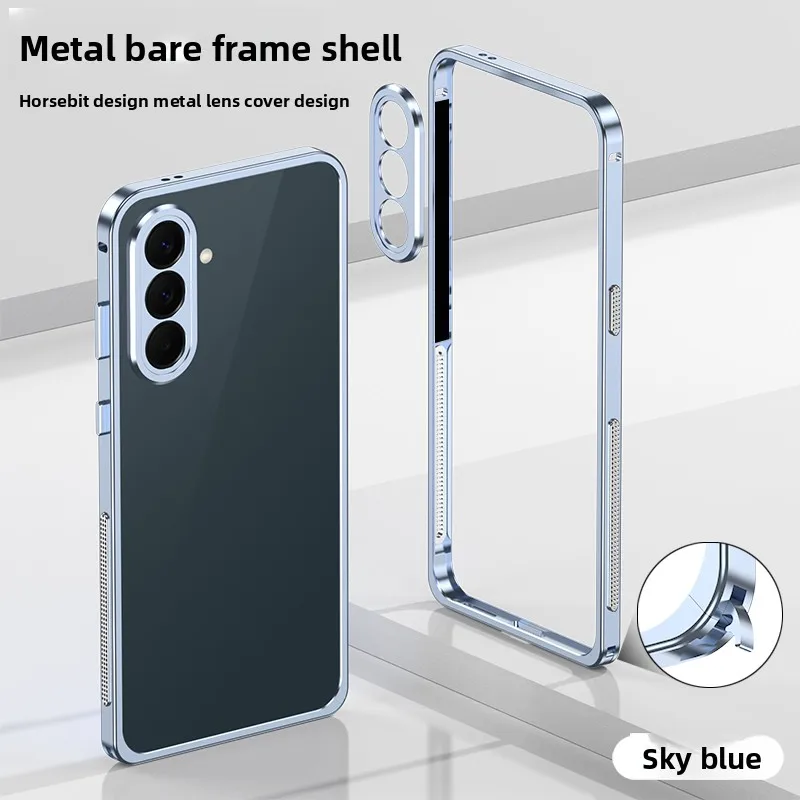 Premium Aluminum Alloy Frame Case - Luxury Heat Dissipation & Shockproof Armor with Camera Protection