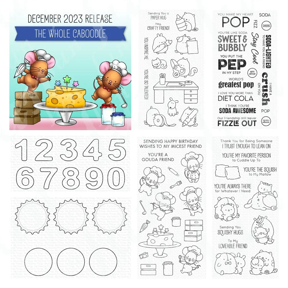 Bottle Carrier Add-On Frames Die Cutting Dies and Clear Stamps Reusable Embossing DIY Scrapbooking & Stamping Wax Seal Stamp Set