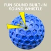 65mm New Dog Toys Bite Resistant Interactive Throwing Sound Honeycomb Balls Natural Rubber Teething Clean Teeth Pet Toys 5