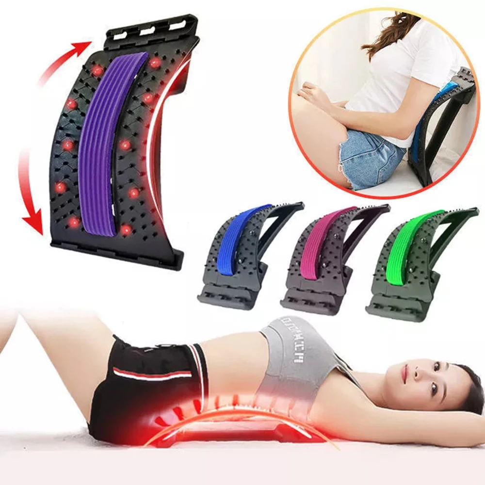 Magnetic Muscle Relaxation and Posture Therapy Back Stretcher Lumbar Support