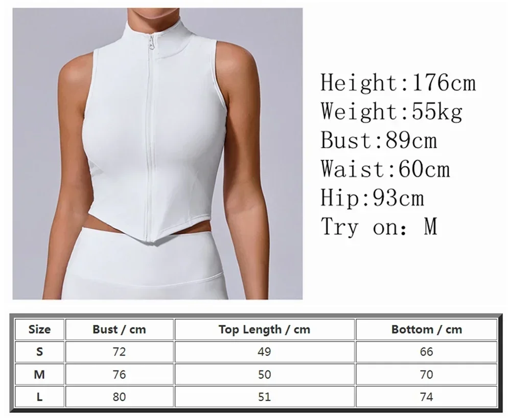 Sports Tank Sports Top Women Gym Vest Zipper Fitness T-shirts Woman Compressed Shirt Yoga Clothing Sportswear Blue Black White Coffee sports t shirt,yoga top,yoga shirt,sports shirt