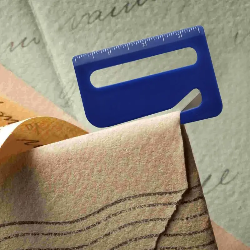 Mail Opener Tool Wrapping Paper Cutter Letter Opening Tool Mail Cutter For Pet Hair Knot With Pointed End Magnifying Glass Ruler