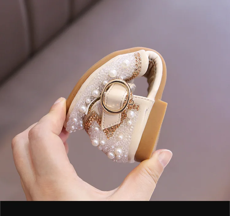 Ballerines Mary Jane en cuir PU avec nœud pour fille