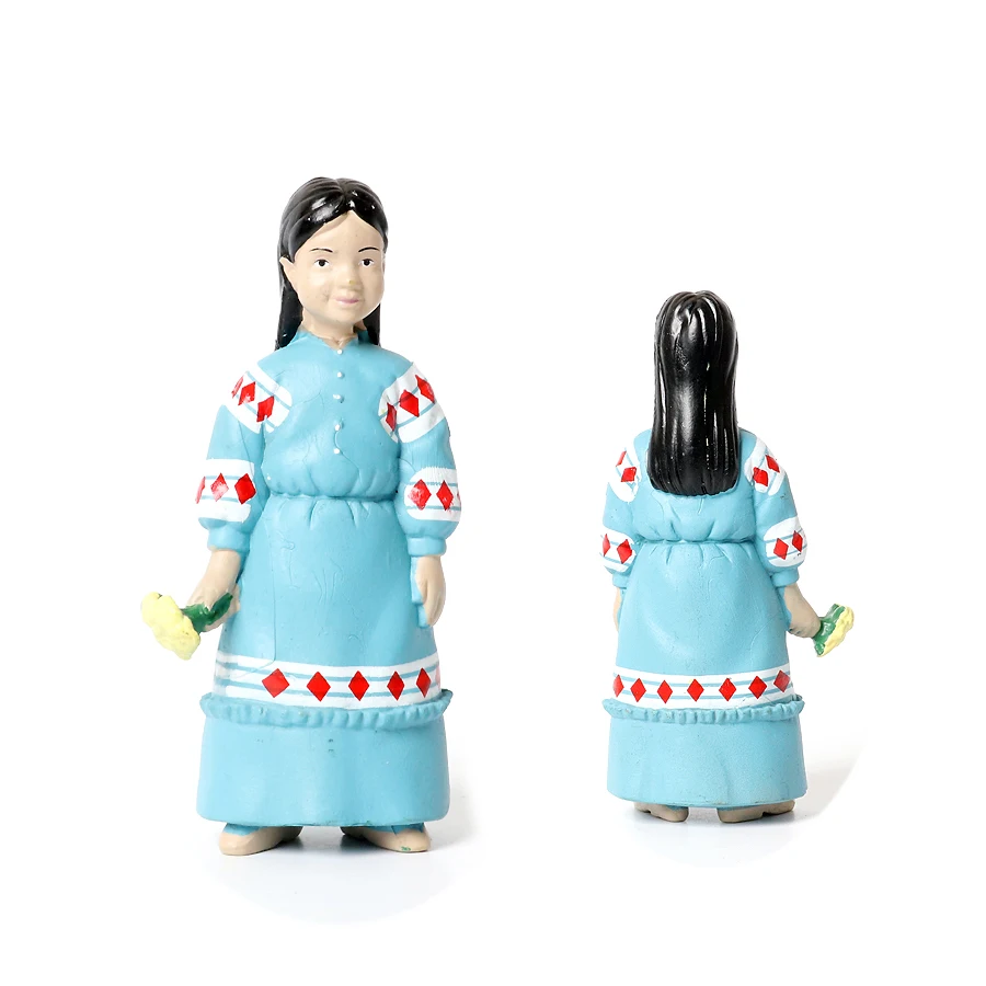 Realistisch auf der ganzen Welt koreanische, japanische, arabische, indische Charakter figuren Plastik-National charaktere geben Geschenk für Kinder vor – Detail 7