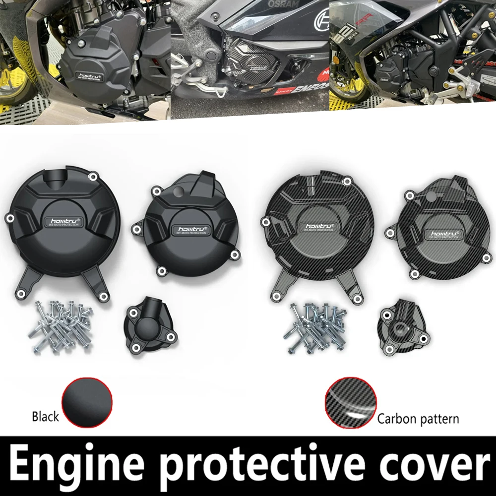 

For KOVE MOTO 310R 2021-2023 310RR 2022-2023 Engine Protection Cover carbon-look