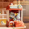 Doll Machine Coin Game Mini Catch Doll Machine Gashapon Toy Machine Muppet Children Interactive Toy Birthday Gift 5