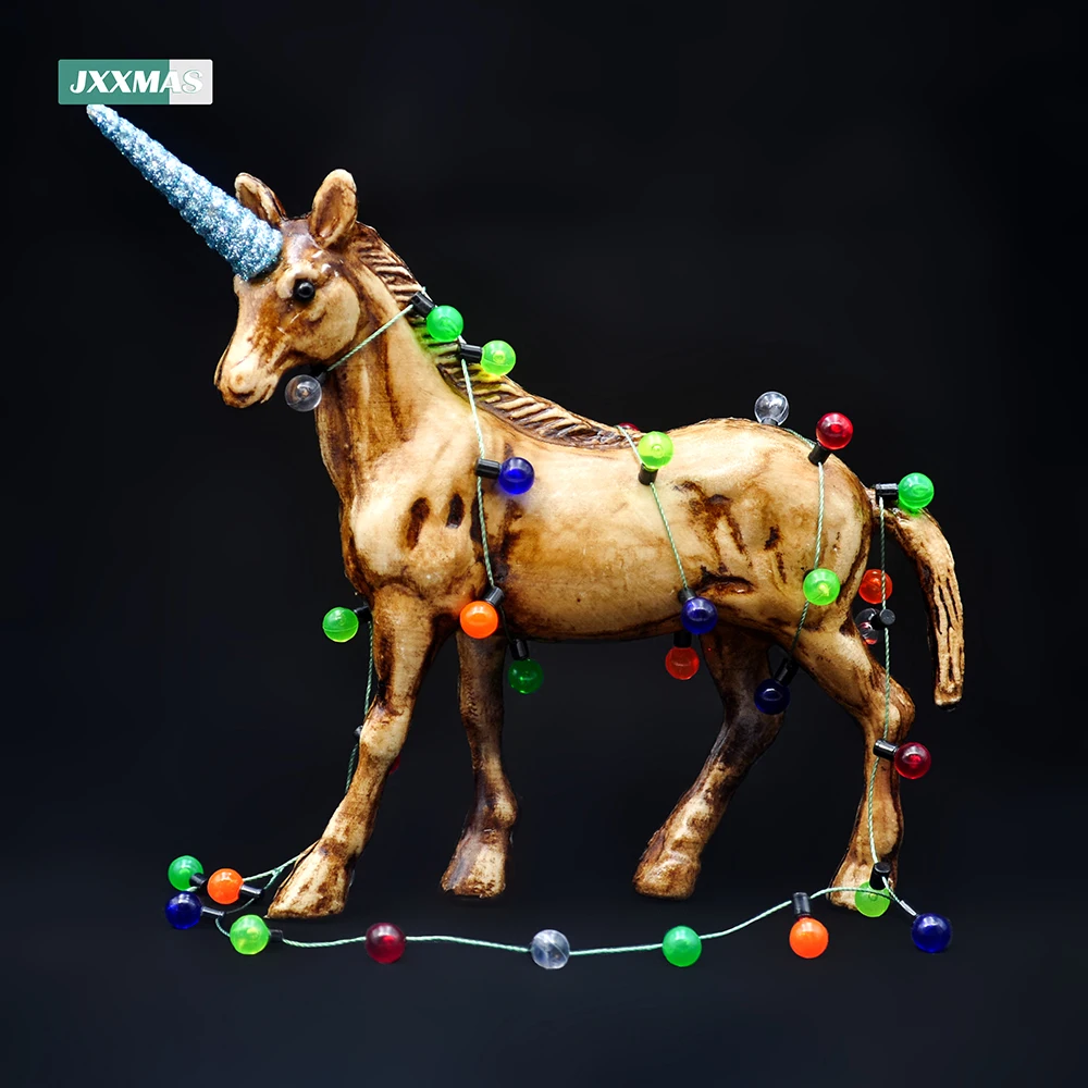 5M Hot Mini Furniture Accessories Light String Doll Fake Light String Christmas Tree Decoration 1/12 Scale Doll House Miniature