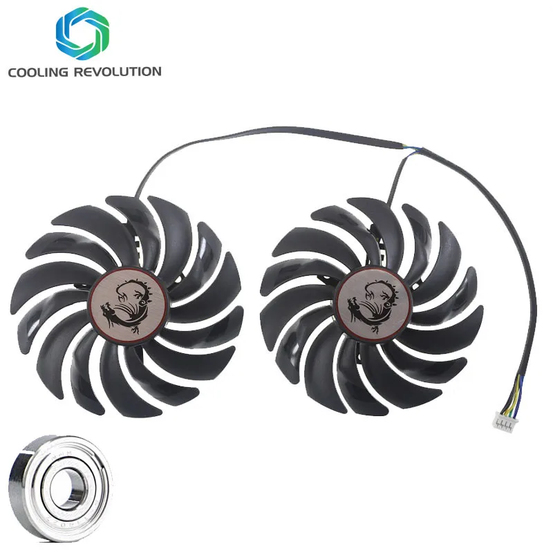 Fãs do Refrigerador da Placa Gráfica do Jogo Pld10010b12hh Dc12v 0.40a 4pin Msi Gtx1080ti 1080 1070 1060 Rx470 480 570 580 Pld10010s Peças