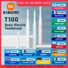 XIAOMI MIJIA Sonic Electric Toothbrush T100,battery life 30 day,16500RPM Vibration,USB Rechargeable IPX7 Waterproof Toothbrushes 1