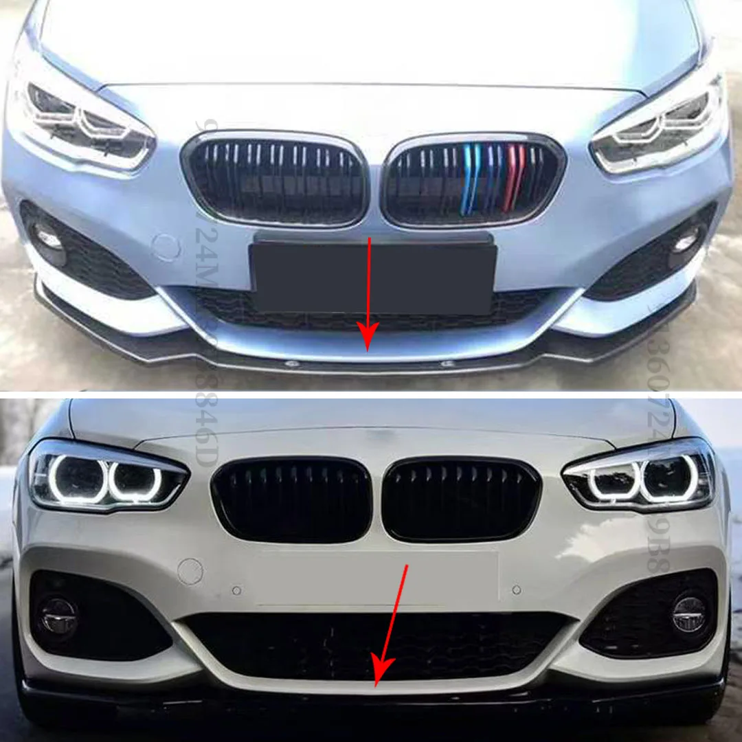 Front Bumper Lip Splitter Chin Air Dam Diffuser Tuning Accessories For BMW 1 Series F20 F21 M-Pack 118i 120i 2015- Styling
