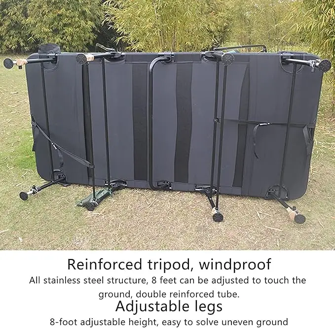 Portable Elevated Camouflage Camping Tent 4