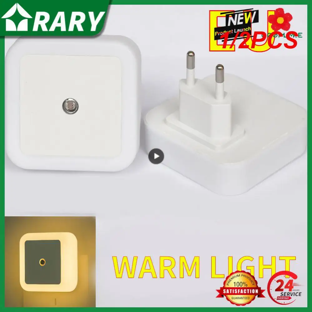 

1/2PCS Closet Cabinet Backlight 110-240v Nightlight Mini For Children Kids Wall Lights Living Room Bedroom Lighting