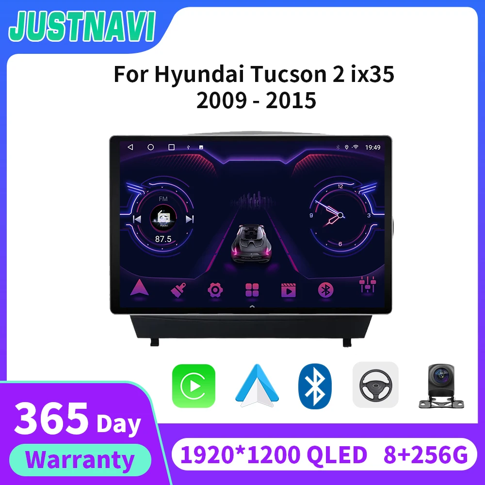

JUSTNAVI 13.1inch Car Radio Multimedia Video Player Android Auto For Hyundai Tucson 2 IX35 2009-2015 Navigation GPS Carplay