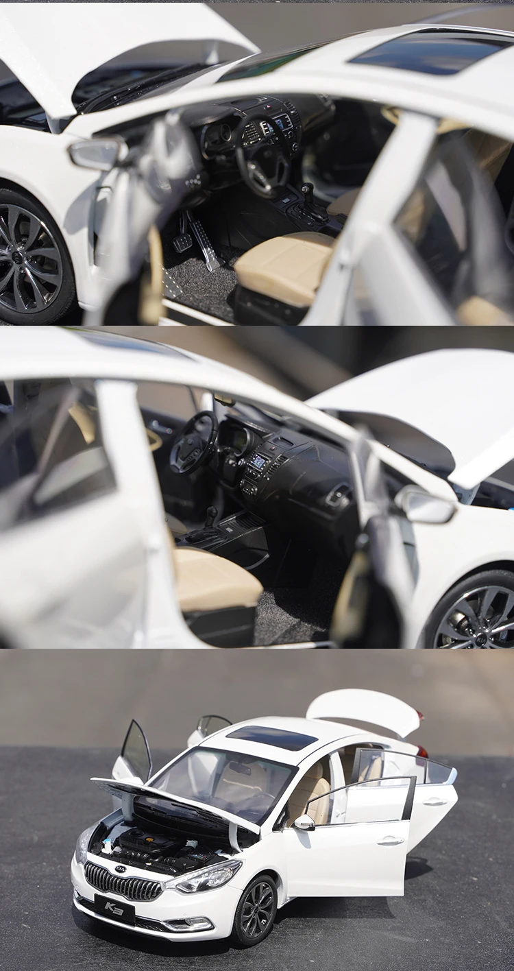 Модель автомобиля Kia K3 из металла 1:18 | AliExpress