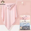 Animal Baby Bathrobe Quick Absorbent Soft Hooded Warm Coral Velvet Bathrobe Sleeping Robe Darling Cuddle Bath for Many Scenes 5