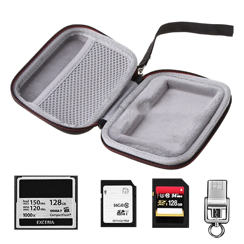 for Samsung T7 Portable EVA Outdoor Travel for Case Storage Bag Carrying Box Touch SSD Case Accessories
