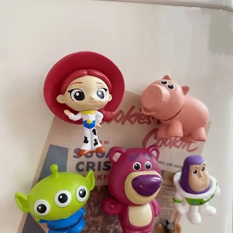 Disney Toy Story Fridge Magnet Busse Lightyear Furniture Decoration Woody Magnets Alien The Party Decorative Gift Cartoon