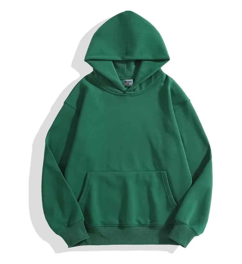 Heavy Weight Men's Hoodies - Thick Cotton Sweatshirt | Casual Autumn Pullover