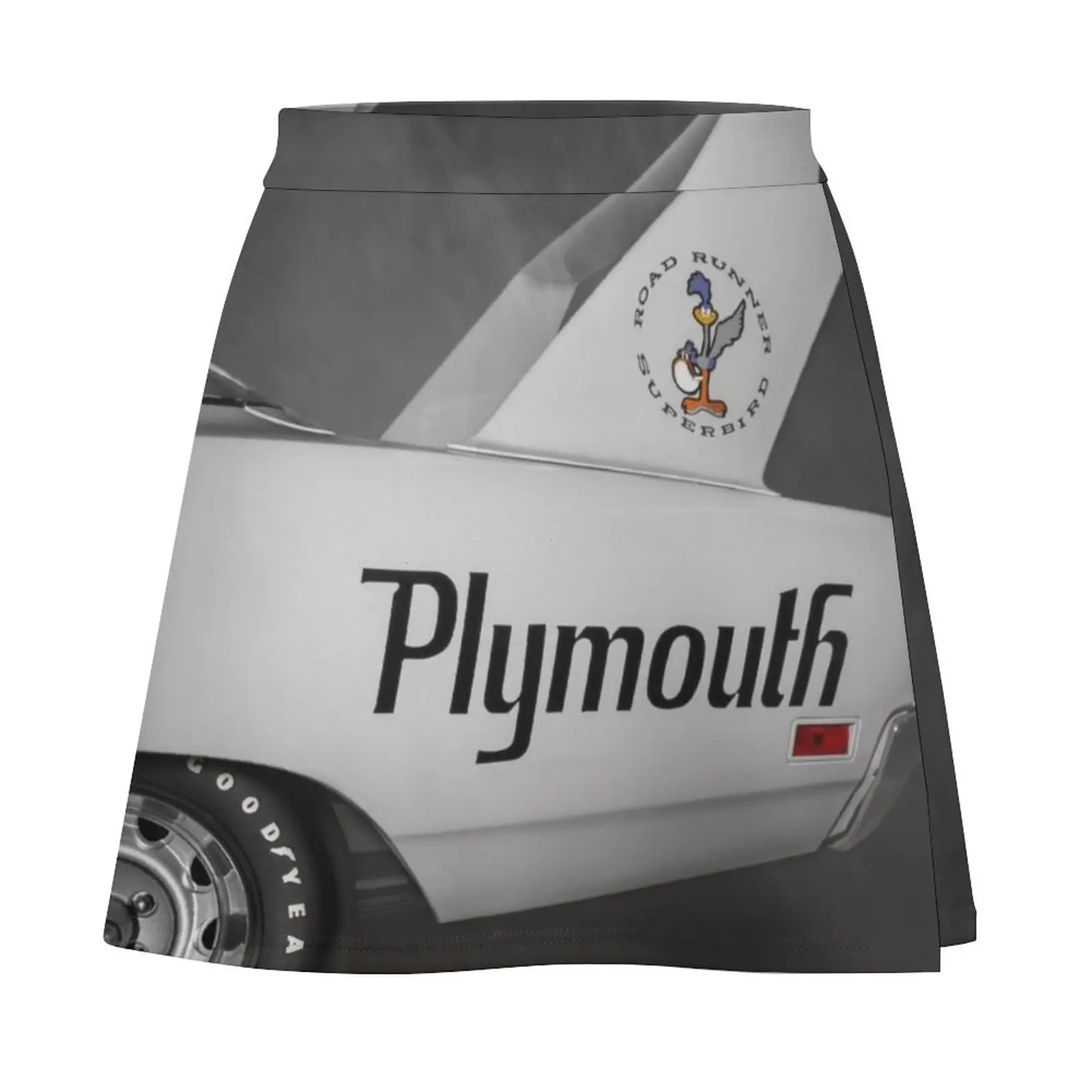 1970 Plymouth Superbird Mini Skirt korean ladies summer Evening dresses luxury women skirts Skort for women