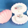 Shell shape ballet girl music box with Light classic retro melody gift for birthdays holidays wedding and parties decorative 3