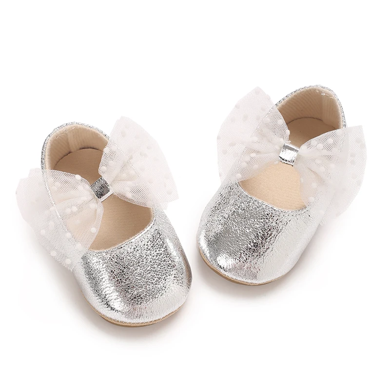 New Spring and Autumn New Cotton Rubber Sole Princess Shoes 0-18 Girl Baby Walking Shoes
