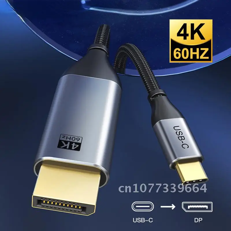 

USB Type C to DisplayPort 4K 60Hz Cable Thunderbolt 3 Adapter USB C to DP UHD External Video C262 Cabletime