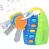 Baby Toys Musical Cartoon Car Key Vocal Smart Remote Car Voices Pretend Play Educational Toys for Children Baby Music Toys Gifts 1