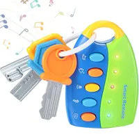 Baby Toys Musical Cartoon Car Key Vocal Smart Remote Car Voices Pretend Play Educational Toys for Children Baby Music Toys Gifts 1