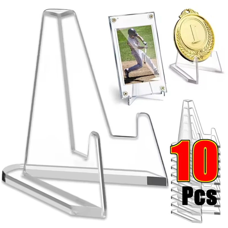 Clear Magnetic Card Holder Set - Premium Protective Display Sleeves for Trading and Sports Cards
