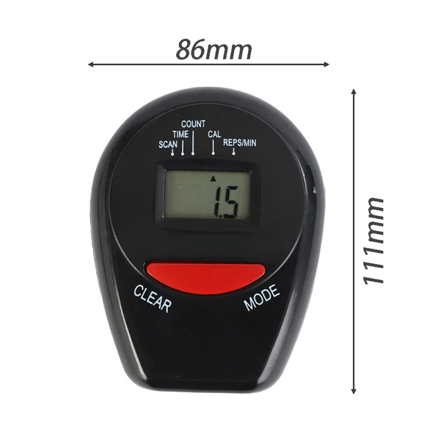 Compact LED Fitness Display Meter 4
