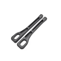 Car Seat Gap Filler and Organizer - Premium Anti-Leak PU Storage Strip Accessories (Set of 2) (Black)