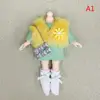 1set Fashion Bjd Doll Winter Dress Up Doll Clothes Set Suitable for 16-17cm Ob11 Dolls DIY Doll Accessories 4
