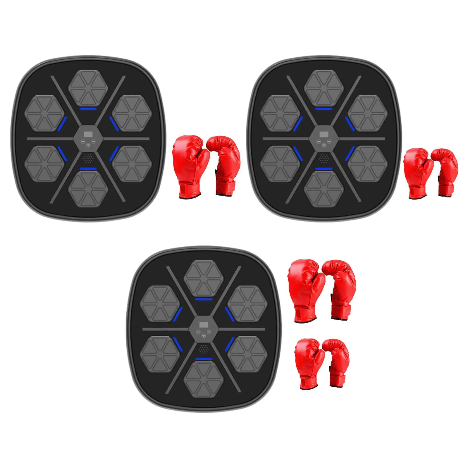 Macchina Da Boxe Elettronica Musica Boxe Pad Boxe Trainer Luci Rgb Regolabili