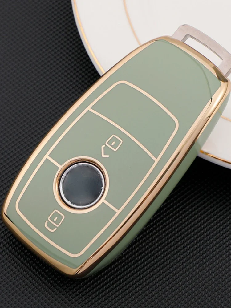 2 Button Remote Key Keyless Smart Key Tpu Car Key Case Cover for Mercedes Benz AMGG63 AMG 2022 2023 Brabus G80 G700 Car Keychain