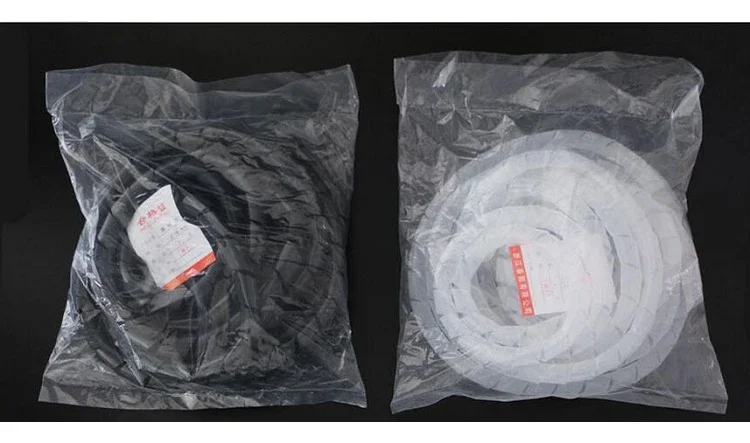 Description Picture 3 of itemCable Sleeve Winding Pipe Spiral Wrapping Transparent/Black Wire Organizer Sheath Tube 4-30MM Plastic Tape Management Protector