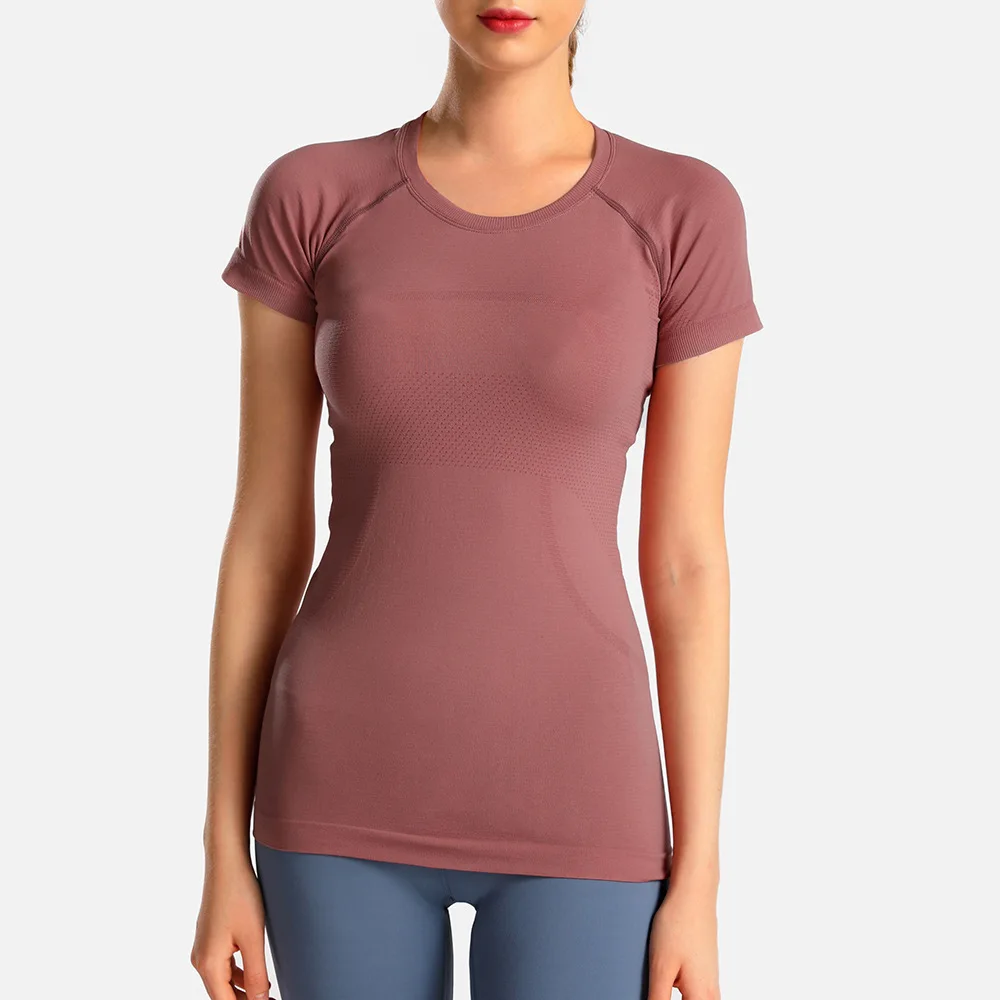 

NIOKI new 2.0 ladies short-sleeved T-shirt seamless Swiftly Tech top sports breathable fitness yoga wear workout top