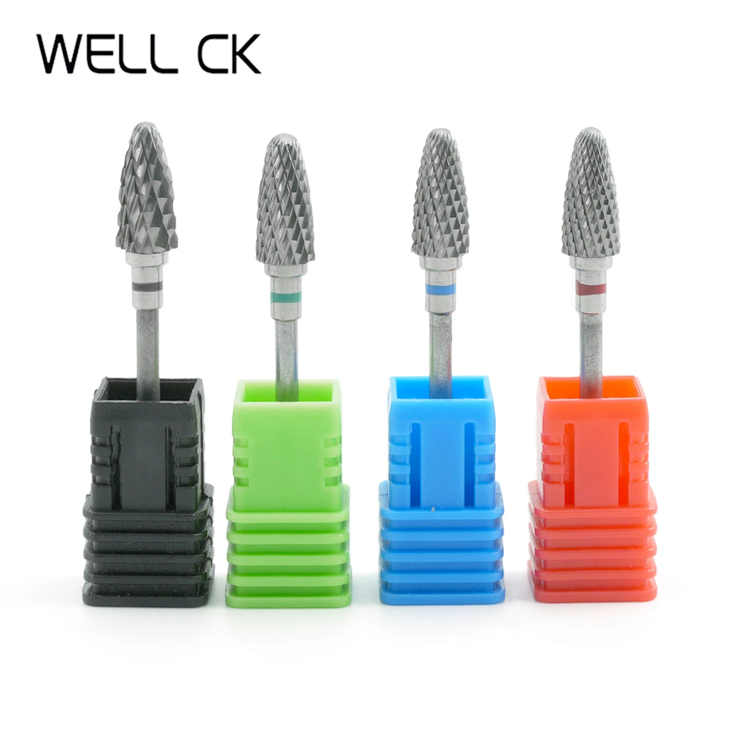 Dental Tools Carbide Burs Handpiece 2.35MM Shank Strawberry Lab Laboratory Drill Tungsten Steel Cutters Nail Manicure File