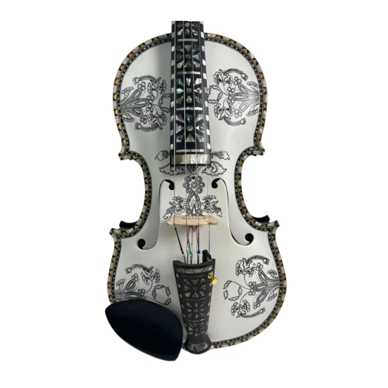 Deluxe fancy Norwegian fiddle 4/4 violin 9 strings Hardanger fiddle violin