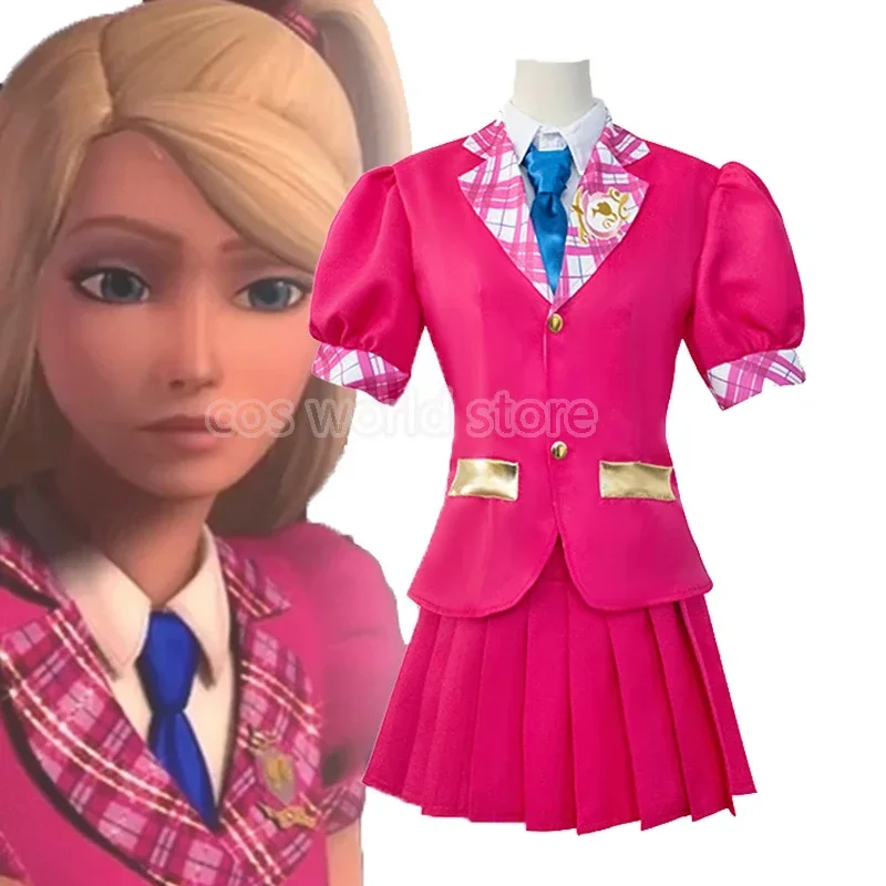 

Аниме Принцесса Очаровательная искусственная Принцесса София школьная форма полный комплект пальто рубашка юбка галстук Хэллоуин искусственная одежда