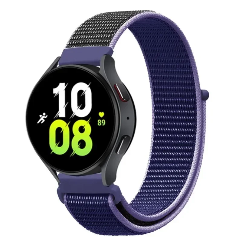 Nylon Sport Loop Bracelet, 22mm/20mm Strap, Universal Smartwatch Band