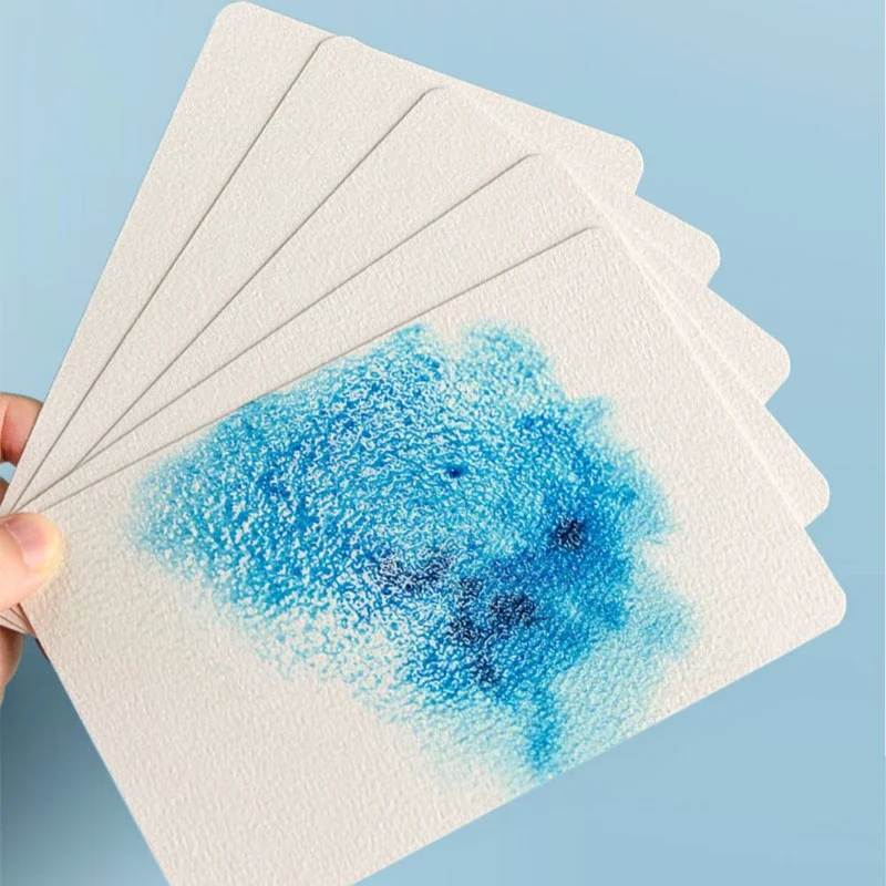 

Watercolor Sketchbook Watercolor Paper 50 Sheets Professional Water Color Paper Blank Card for Painting School Supplies